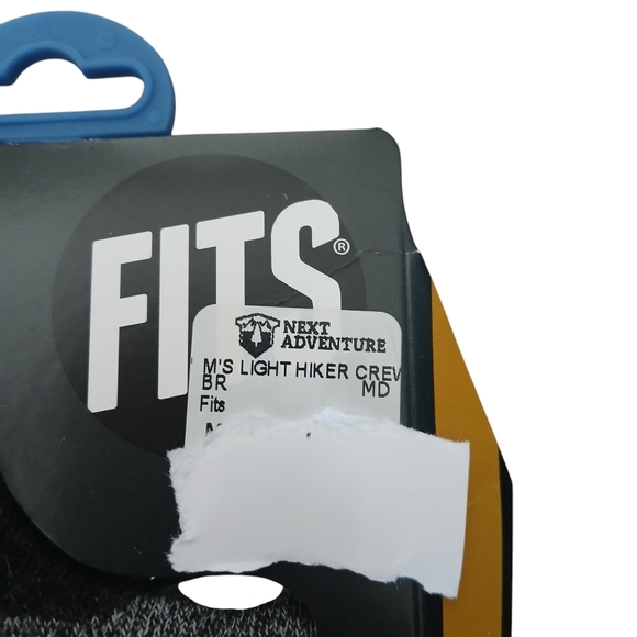 FITS Athletic Socks Wool Light Hiking Crew Breathable Medium - Picture 3 of 15